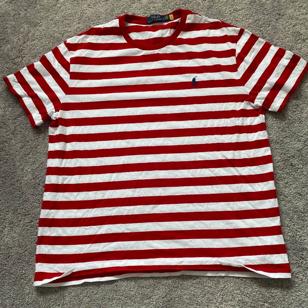Men's Striped Ralph Lauren T-Shirt